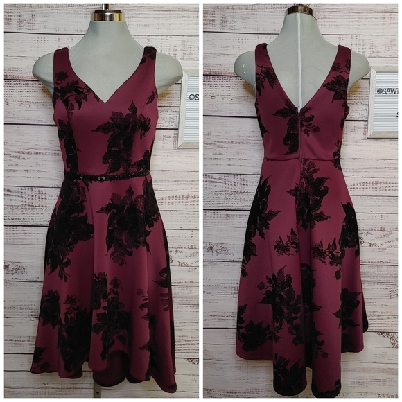 Maurice's Floral Fit & Flare Dress Size S - Picture 1 of 15